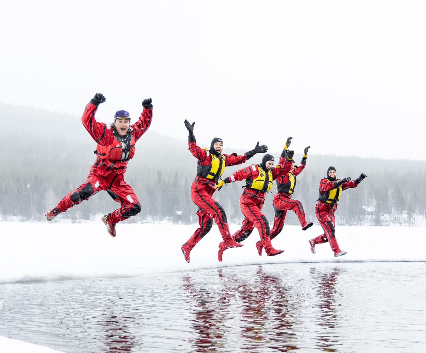 Winter landscape in Pyhätunturi, Lapland